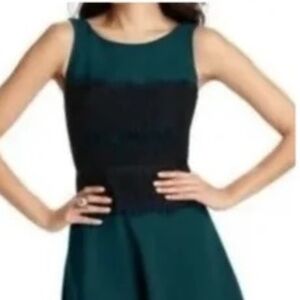 LOFT Dress with Black Lace